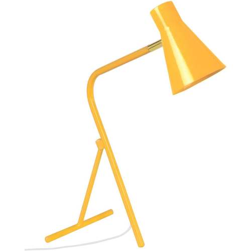 Maison & Déco Lampes de bureau Tosel Lampe de bureau articulé métal jaune Jaune