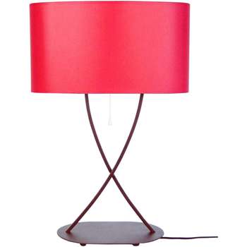 Maison & Déco Lampes de bureau Tosel Lampe de salon géométrique métal marron et rouge Marron