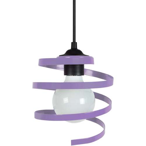 Maison & Déco Lustres / suspensions et plafonniers Tosel Suspension géométrique métal mauve Violet