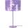 Maison & Déco Lampes de bureau Tosel Lampe de chevet droit métal mauve Violet