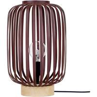 Maison & Déco Lampes de bureau Tosel Lampe a poser cylindrique métal naturel et marron Beige