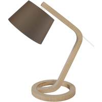 LA MODE RESPONSABLE Lampes de bureau Tosel Lampe de chevet arqué bois naturel et marron Beige
