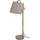Maison & Déco Lampes de bureau Tosel Lampe de bureau articulé bois naturel et taupe Beige
