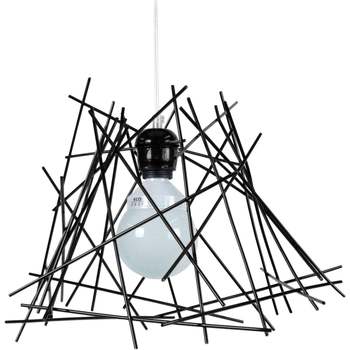 Maison & Déco Lustres / suspensions et plafonniers Tosel Suspension géométrique métal noir Noir