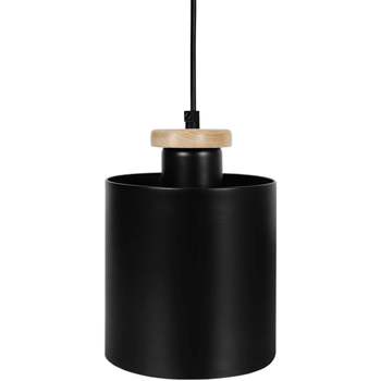 Calvin Klein Jea Lustres / suspensions et plafonniers Tosel Suspension cylindrique métal noir Noir