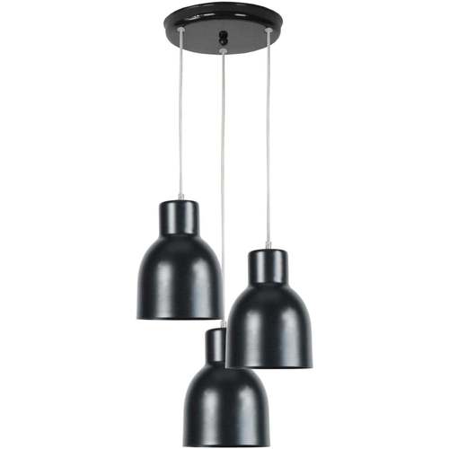 Maison & Déco Lustres / suspensions et plafonniers Tosel Lustre grappe métal noir Noir