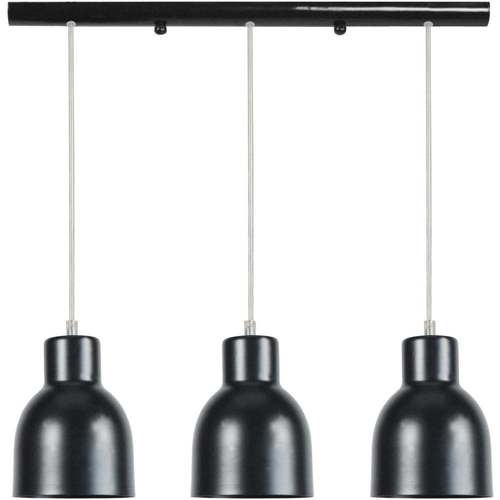 Maison & Déco Lustres / suspensions et plafonniers Tosel Lustre bar métal noir Noir