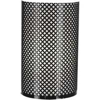 Maison & Déco Appliques Tosel Applique demi cylindrique métal noir Noir