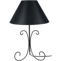 Maison & Déco Lampes de bureau Tosel Lampe de chevet colonne métal noir Noir