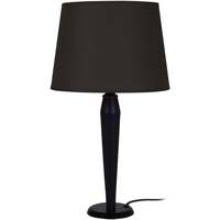 LA MODE RESPONSABLE Lampes de bureau Tosel Lampe de chevet conique métal  et bois noir Noir