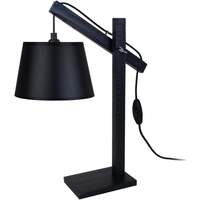 Maison & Déco Lampes de bureau Tosel Lampe de bureau articulé bois noir Noir