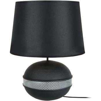 Maison & Déco Lampes de bureau Tosel Lampe de salon globe métal noir ,aluminiume noir Noir