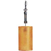 LA MODE RESPONSABLE Lustres / suspensions et plafonniers Tosel Suspension cylindrique métal noir et orange Noir