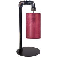 Tops / Blouses Lampes de bureau Tosel Lampe de chevet arqué métal noir et rouge Noir
