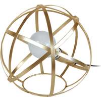 Maison & Déco Lampes de bureau Tosel Lampe a poser globe métal or Doré
