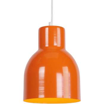 Maison & Déco Lustres / suspensions et plafonniers Tosel Suspension cloche métal orange Orange