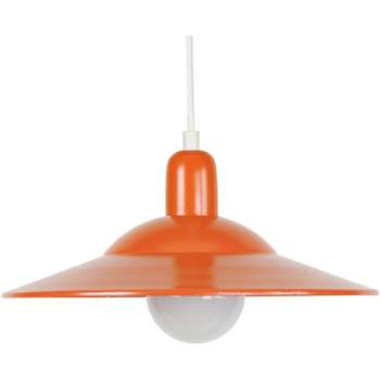 Maison & Déco Lustres / suspensions et plafonniers Tosel Suspension dôme métal orange Orange