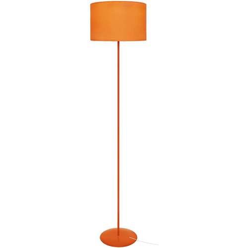 Maison & Déco Lampadaires Tosel Lampadaire droit métal orange Orange
