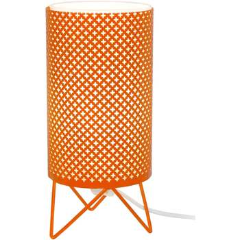 Maison & Déco Lampes de bureau Tosel Lampe de chevet trépied métal orange Orange