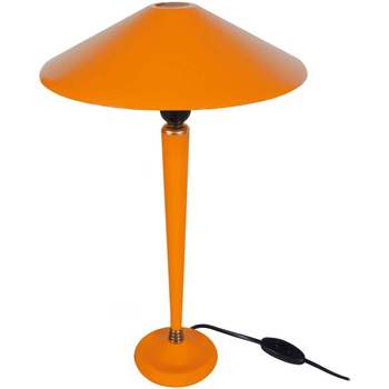 Maison & Déco Lampes de bureau Tosel Lampe de chevet conique métal orange Orange