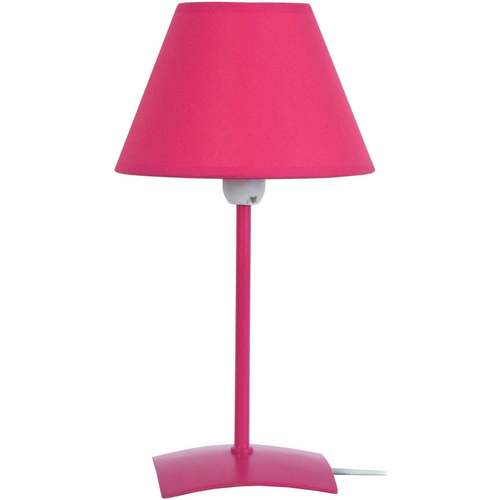 Maison & Déco Lampes de bureau Tosel Lampe de chevet droit métal rose Rose