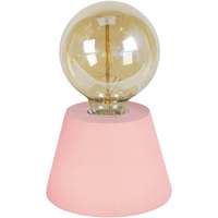 Maison & Déco Lampes de bureau Tosel Lampe de chevet conique bois rose Rose