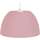 Maison & Déco Lustres / suspensions et plafonniers Tosel Suspension dôme plastique rose pastel Rose