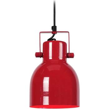 Maison & Déco Lustres / suspensions et plafonniers Tosel Suspension cloche métal rouge Rouge