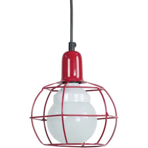Lampe De Chevet Bras Métal Lustres / suspensions et plafonniers Tosel Suspension géométrique métal rouge Rouge