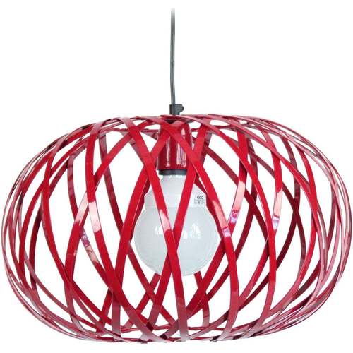 Maison & Déco Lustres / suspensions et plafonniers Tosel Suspension globe métal rouge Rouge
