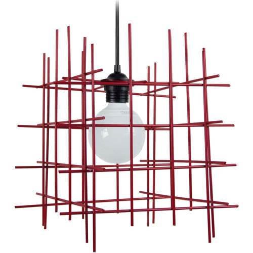 Bibliothèques / Etagères Lustres / suspensions et plafonniers Tosel Suspension géométrique métal rouge Rouge