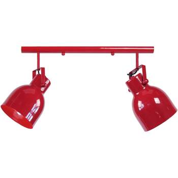 Maison & Déco Lustres / suspensions et plafonniers Tosel Lustre bar métal rouge Rouge