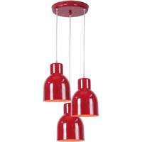 Maison & Déco Lustres / suspensions et plafonniers Tosel Lustre grappe métal rouge Rouge