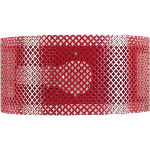 Maison & Déco Appliques Tosel Applique demi cylindrique métal rouge Rouge