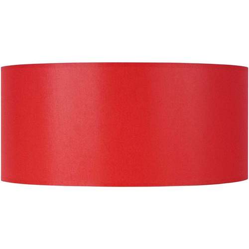 Maison & Déco Tops / Blouses Tosel Abat-jour cylindrique tissu rouge Rouge