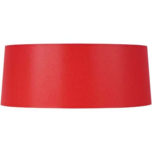 Maison & Déco Housses de coussins Abat-jour tambour tissu rouge Rouge