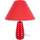 Maison & Déco Lampes de bureau Tosel Lampe de chevet conique verre rouge Rouge