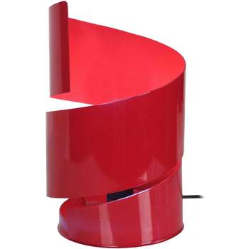 Maison & Déco Lampes de bureau Tosel Lampe de chevet géométrique métal rouge Rouge