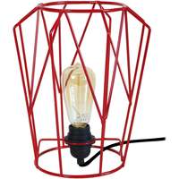 Ski / Snowboard Lampes de bureau Tosel Lampe de chevet géométrique métal rouge Rouge