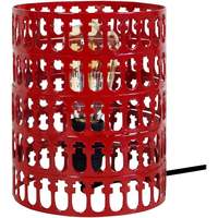 Tops / Blouses Lampes de bureau Tosel Lampe de chevet cylindrique métal rouge Rouge