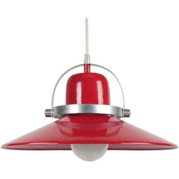 Maison & Déco Lustres / suspensions et plafonniers Tosel Suspension conique métal rouge Rouge