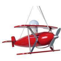 Maison & Déco Lustres / suspensions et plafonniers Tosel Suspension avion bois rouge Rouge