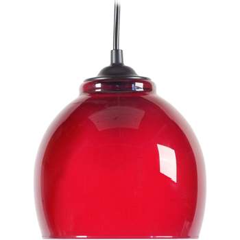 Maison & Déco Lustres / suspensions et plafonniers Tosel Suspension bol verre rouge Rouge