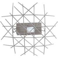 Maison & Déco Lustres / suspensions et plafonniers Tosel Plafonnier géométrique métal taupe Autres
