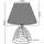 Maison & Déco Lampes de bureau Tosel Lampe de chevet conique métal taupe Autres