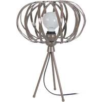 Tops / Blouses Lampes de bureau Tosel Lampe a poser ronde métal taupe Autres