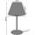 Maison & Déco Lampes de bureau Tosel Lampe a poser demi-cylindrique métal taupe Autres