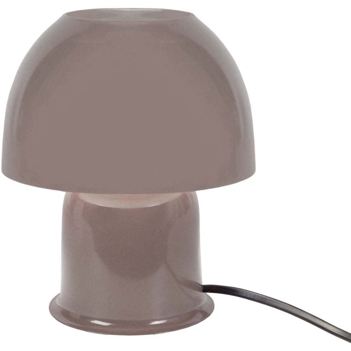 Maison & Déco Loints Of Holla Tosel Lampe de chevet champignon métal taupe Autres