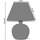 Maison & Déco Lampes de bureau Tosel Lampe de chevet globe bois taupe Autres