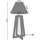 Maison & Déco Lampes de bureau Tosel Lampe de chevet colonne bois taupe Autres